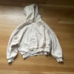 tan hoodie
